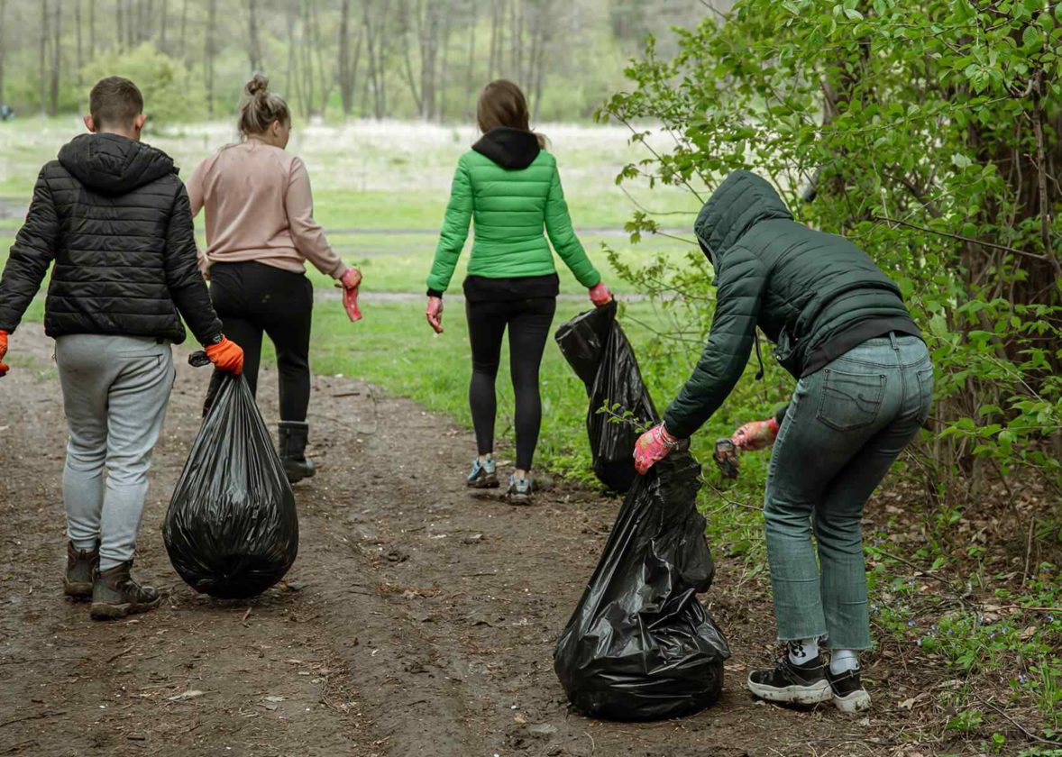 Great day to clean the neighborhood